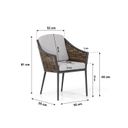 Coco Olivine/Vienna 240 cm dining tuinset 7-delig thumbnail