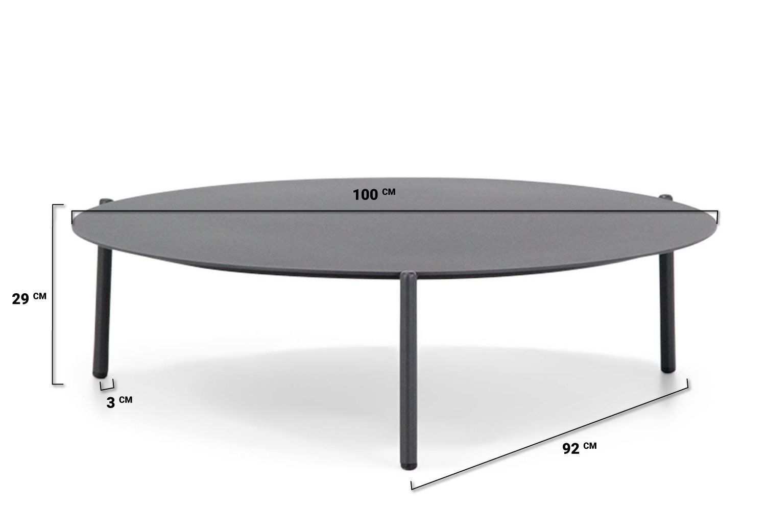 Coco Ewa/Pacific 100 cm hoek loungeset 4-delig