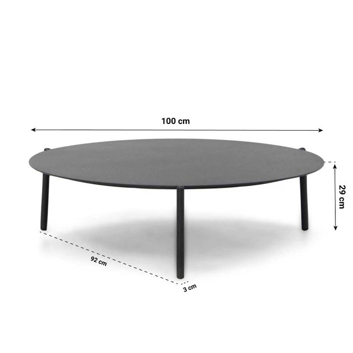 4 Seasons Calpi/Pacific 100 cm stoel-bank loungeset 4-delig