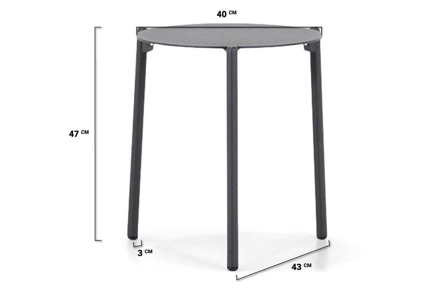 Coco Pacific loungetafel set 60 cm + 45 cm thumbnail