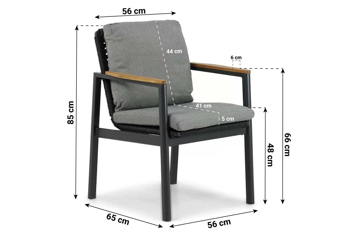 Coco Ralph/Fungo 140 cm dining tuinset 5-delig thumbnail