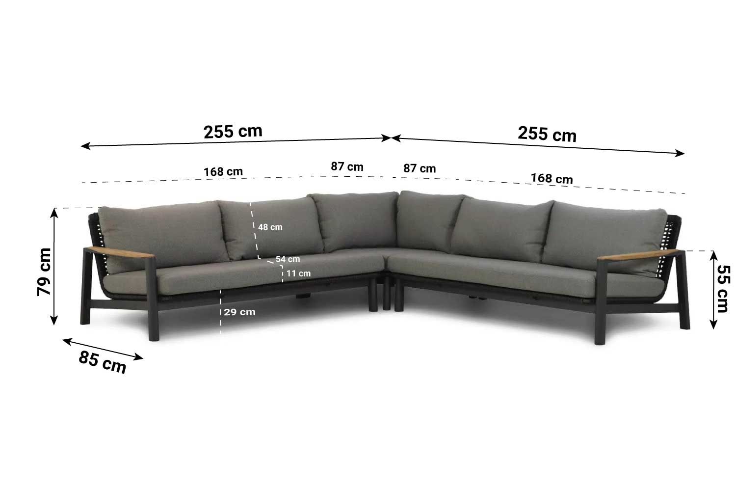 Coco Ralph hoek loungeset 6-delig thumbnail