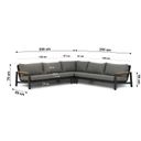 Coco Ralph/Rimini 75 cm hoek loungeset 4-delig thumbnail