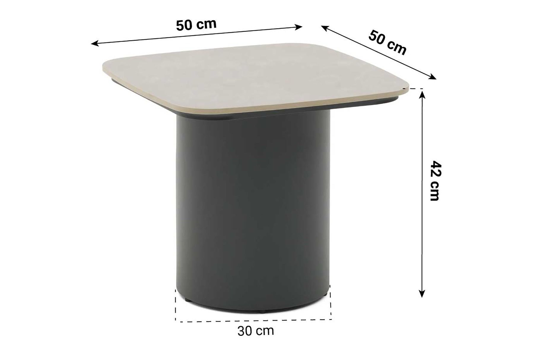 Coco Vinci/Ronda stone stoel-bank loungeset 5-delig