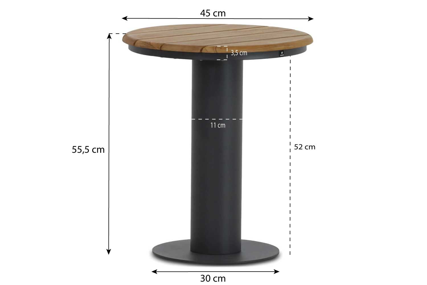 Coco Salerno loungetafel 45 cm
