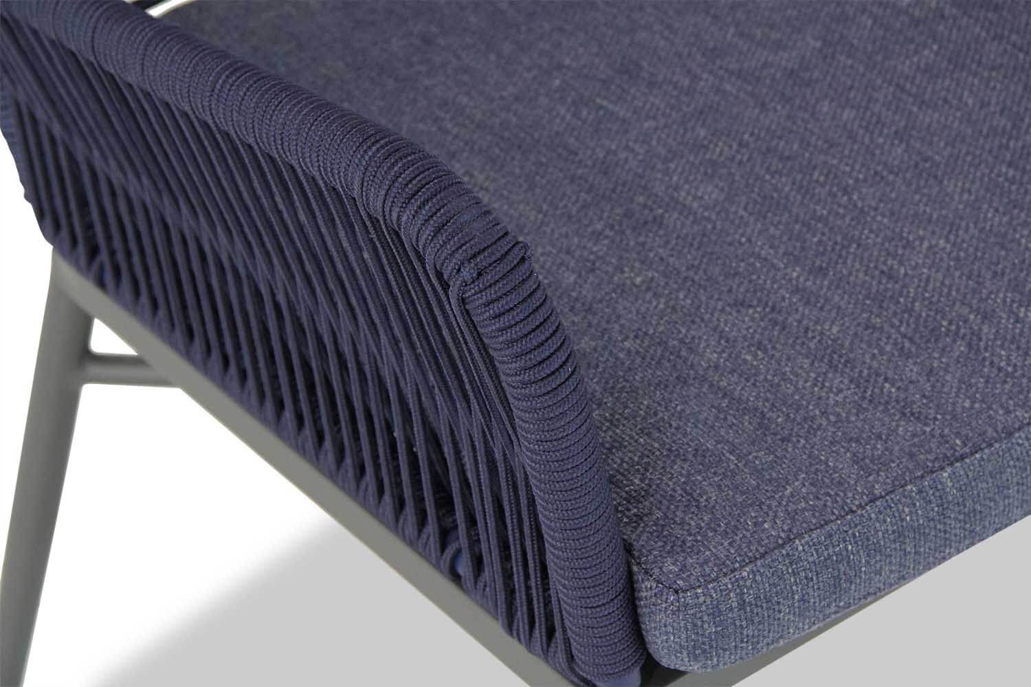 Coco Adali dining tuinstoel navy blue thumbnail