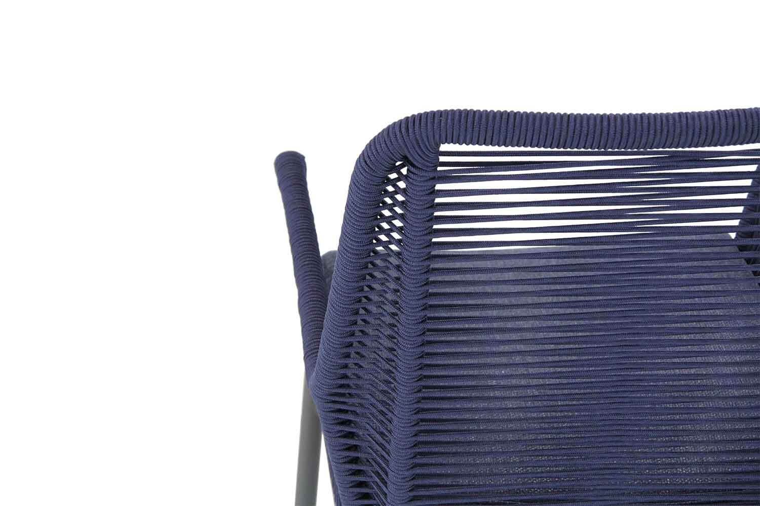 Coco Adali dining tuinstoel navy blue thumbnail