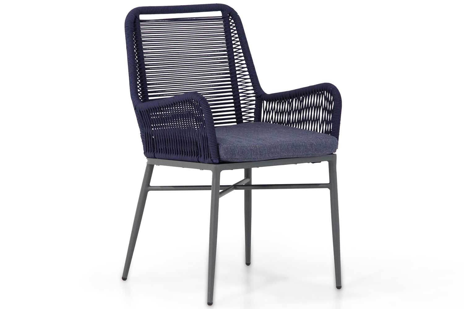 Coco Adali dining tuinstoel navy blue thumbnail