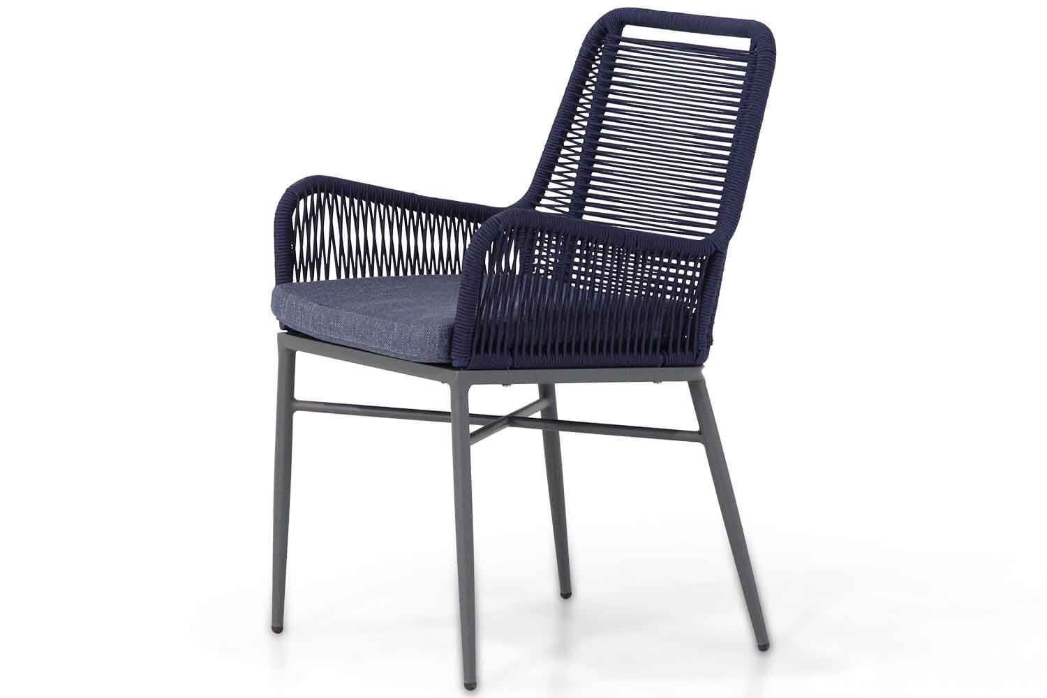 Coco Adali dining tuinstoel navy blue thumbnail