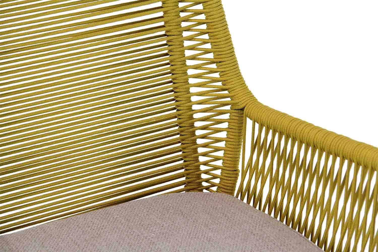 Coco Adali dining tuinstoel sunny yellow thumbnail