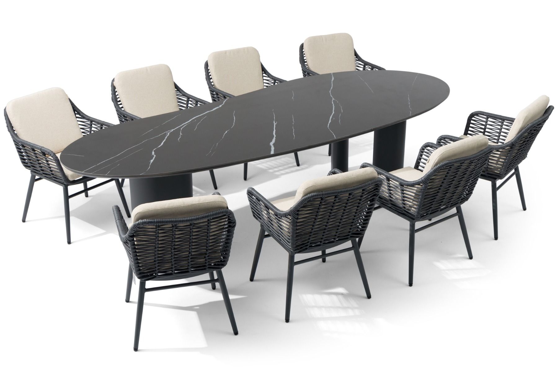Coco Antoni/Weave 300 cm dining tuinset 9-delig thumbnail