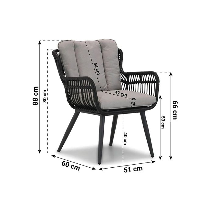 Coco Azzano/Vienna 240 cm dining tuinset 7-delig
