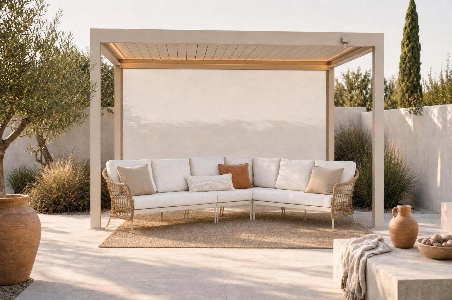 Coco Bali hoek loungeset 4-delig