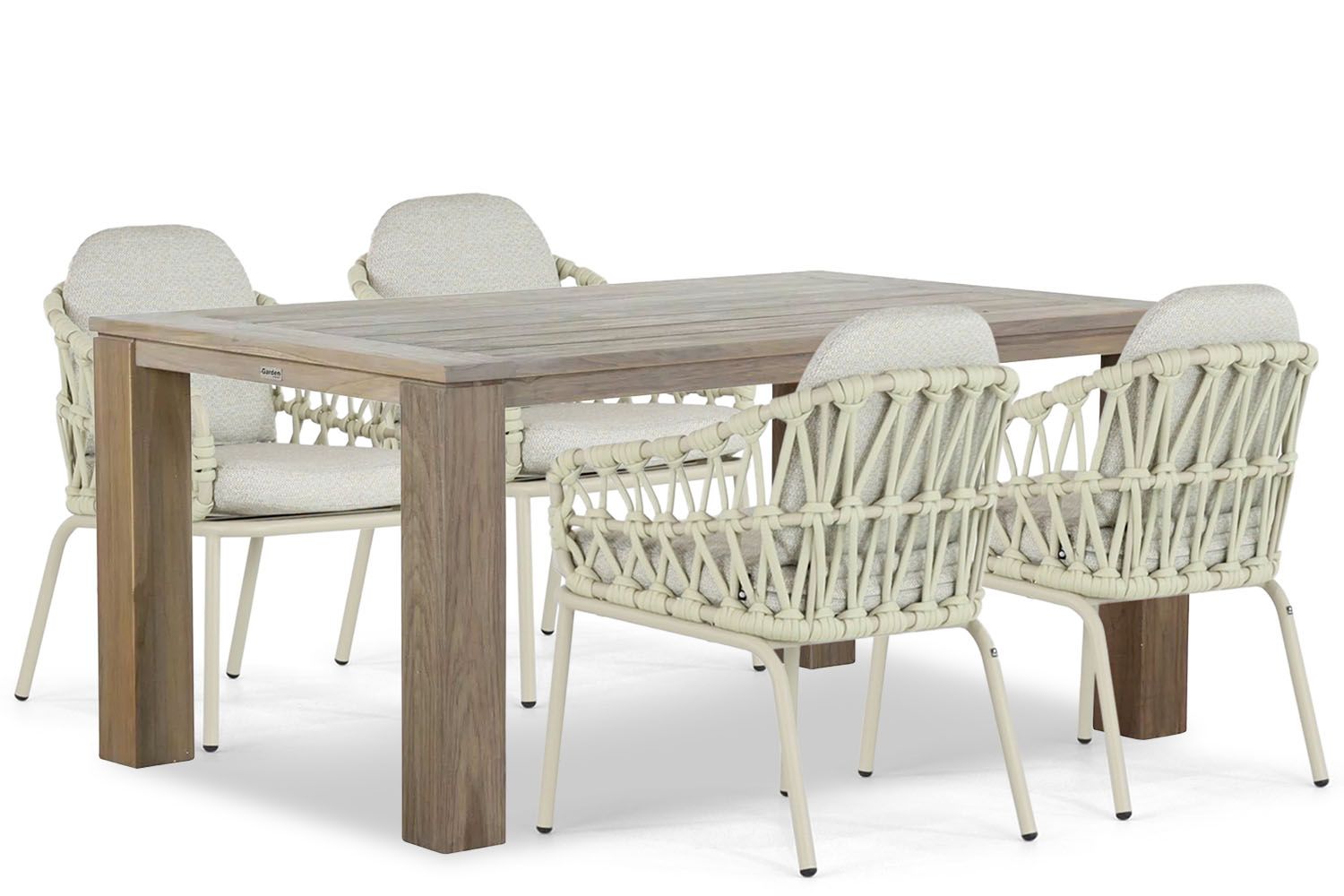 Coco Barcelona/Brighton 165 cm dining tuinset 5-delig