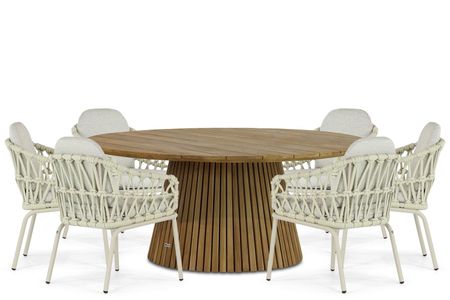 Coco Barcelona/Fungo 180 cm dining tuinset 7-delig