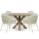 Coco Barcelona/Sand City 120 cm dining tuinset 5-delig thumbnail