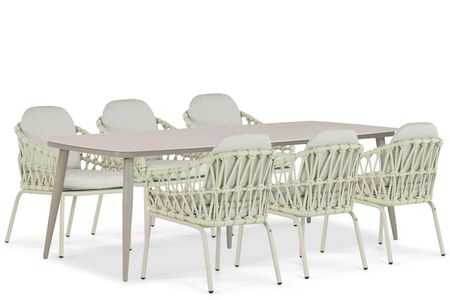 Coco Barcelona/Vienna 240 cm dining tuinset 7-delig