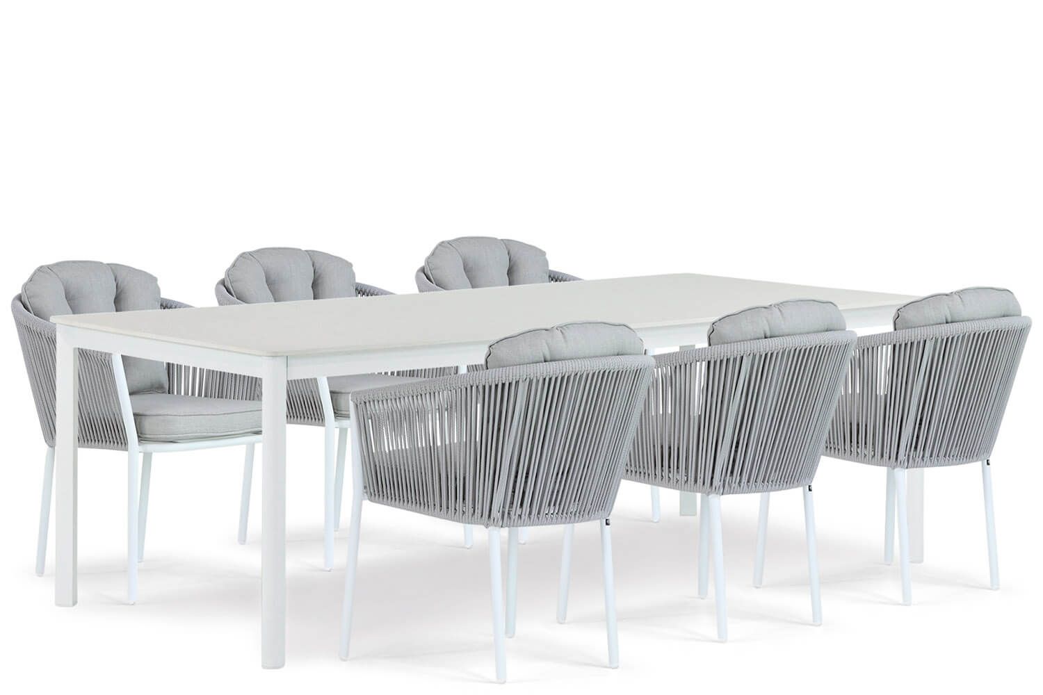 Santika Novita/Como 220 cm dining tuinset 7-delig thumbnail