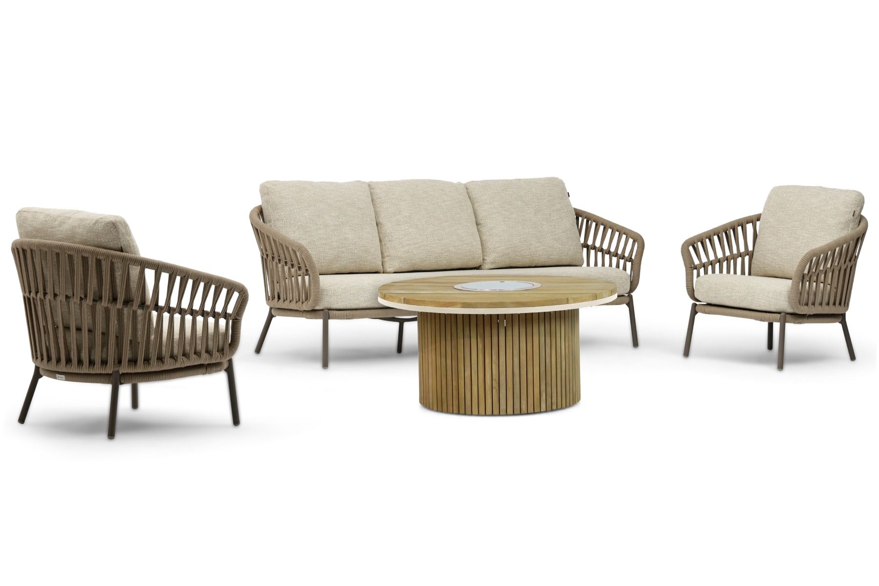Coco Elara/Fire Nest 110 cm stoel-bank loungeset 4-delig