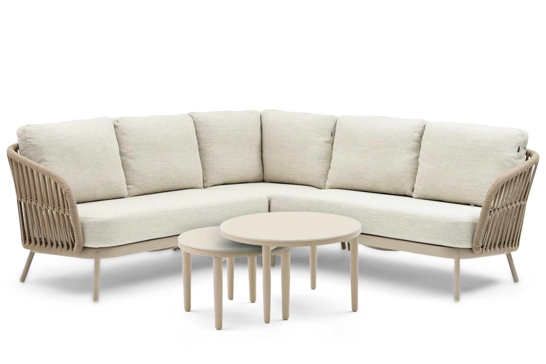Coco Elara/Ibiza 50/70 cm hoek loungeset 5-delig