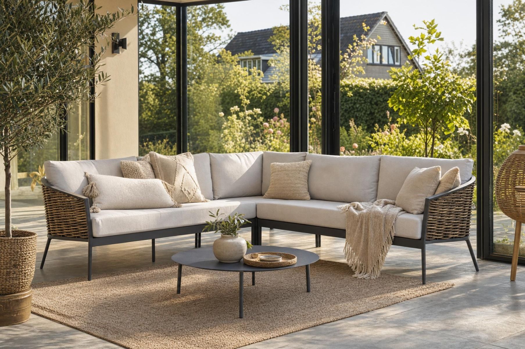 Coco Ewa/Pacific 100 cm hoek loungeset 4-delig