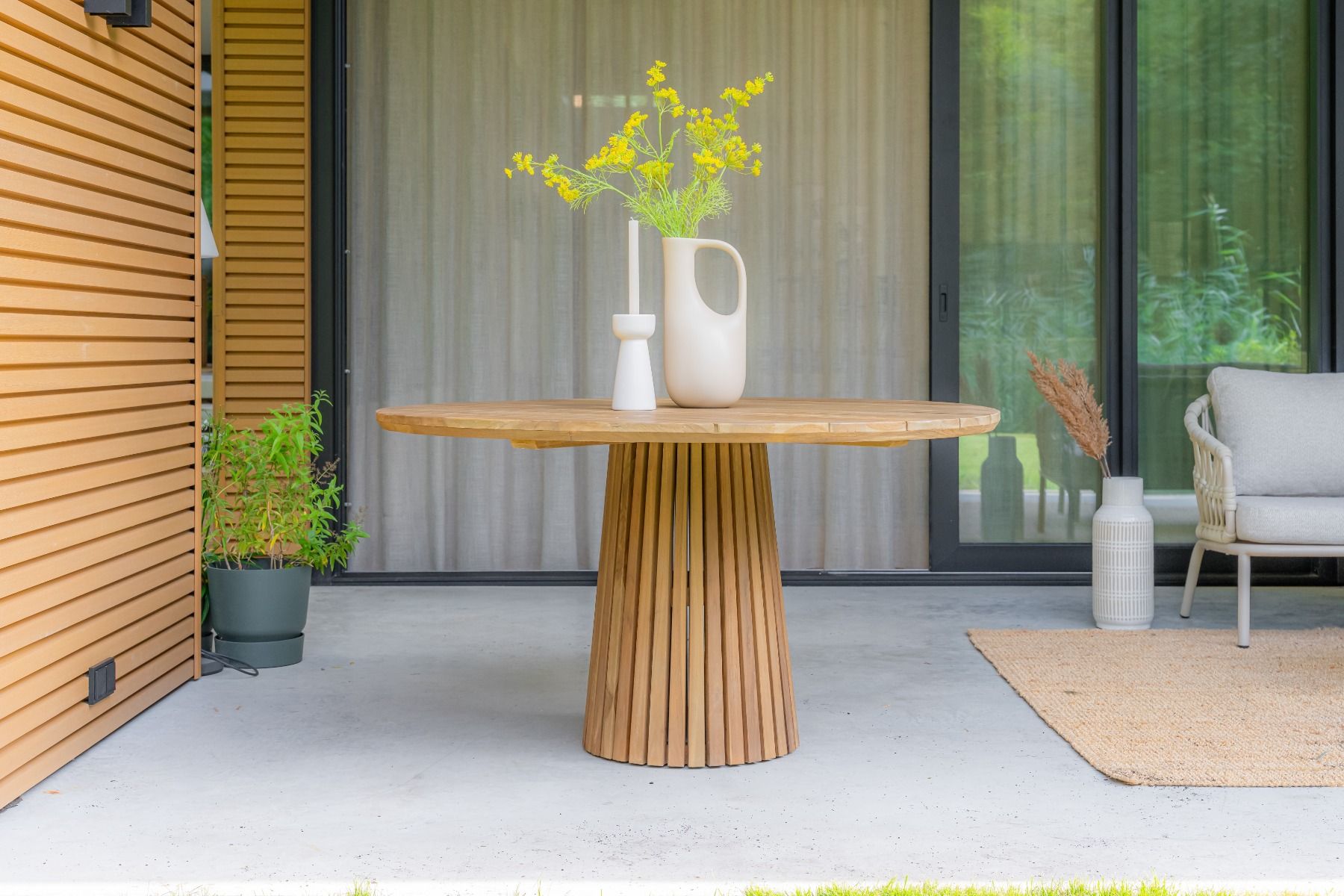 Coco Fungo dining tuintafel 140 cm Ø