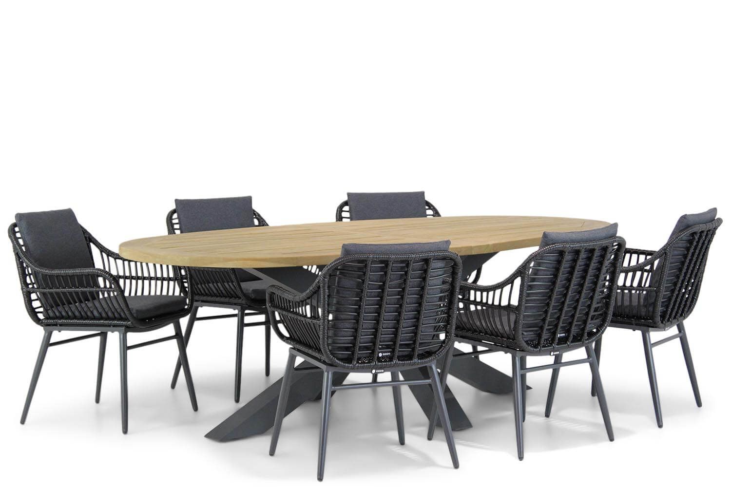 Coco Leonardo/Brookline 240 cm dining tuinset 7-delig thumbnail