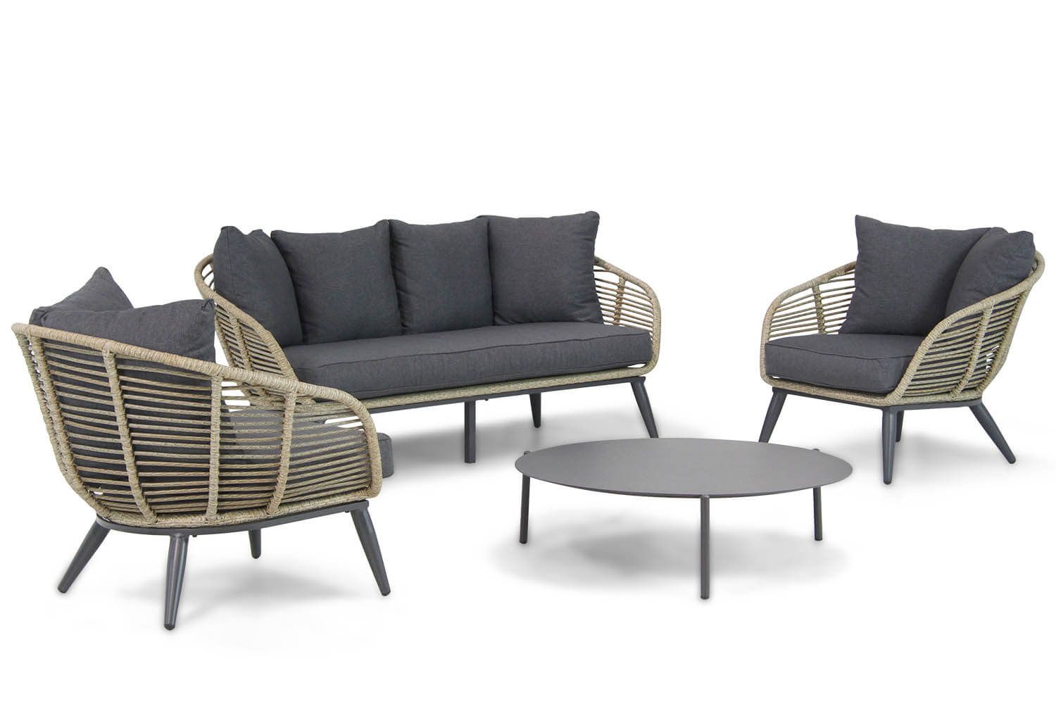Coco Leonardo/Pacific 100 stoel-bank loungeset 4-delig thumbnail