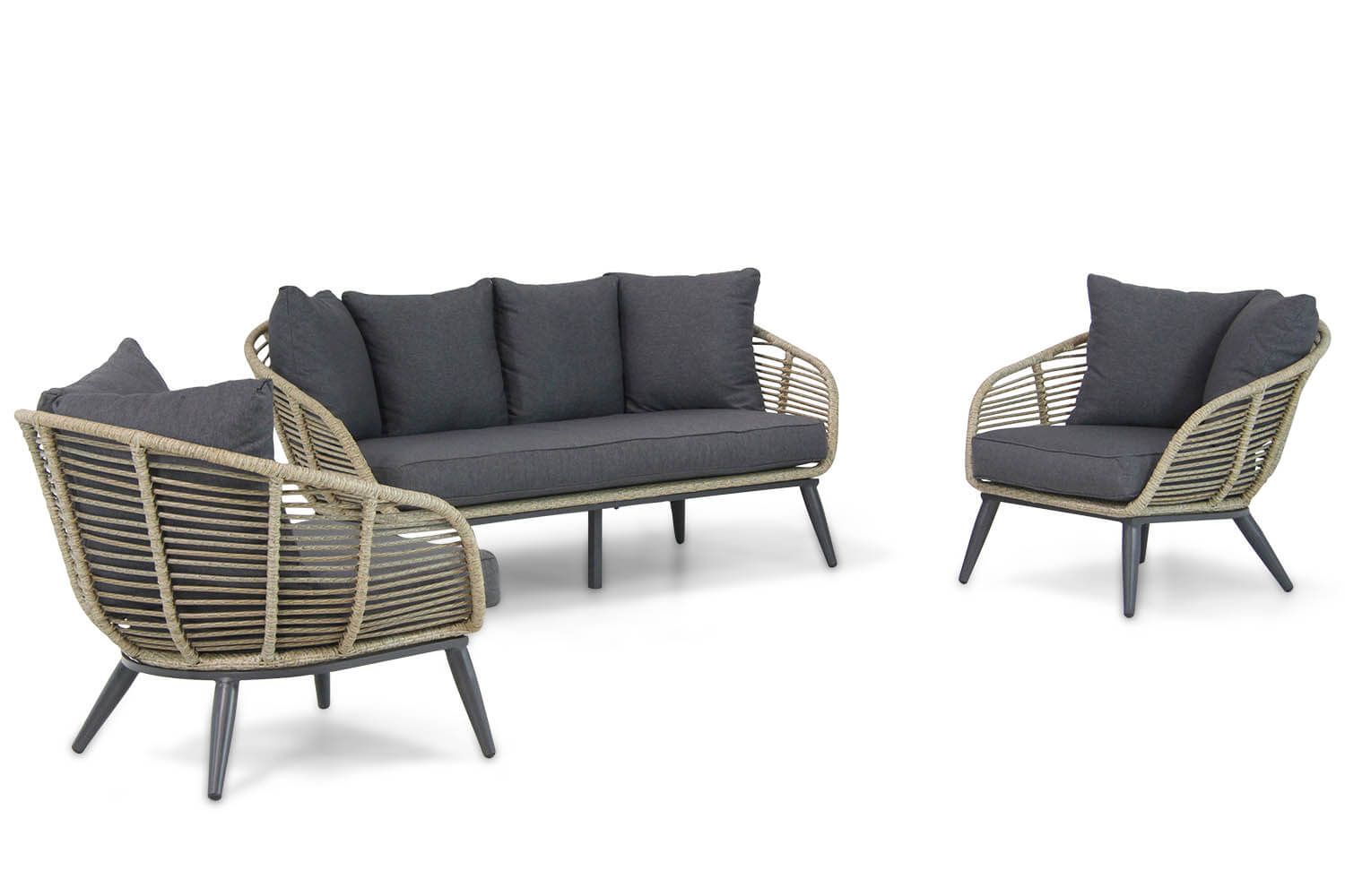 Coco Leonardo stoel-bank loungeset 3-delig thumbnail