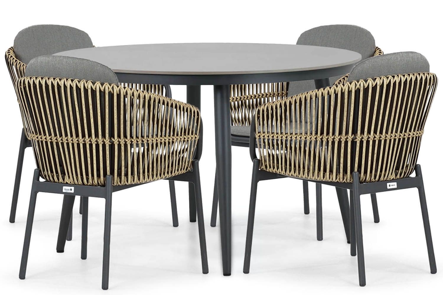 Coco Nathan/Vienna 120 cm dining tuinset 5-delig thumbnail