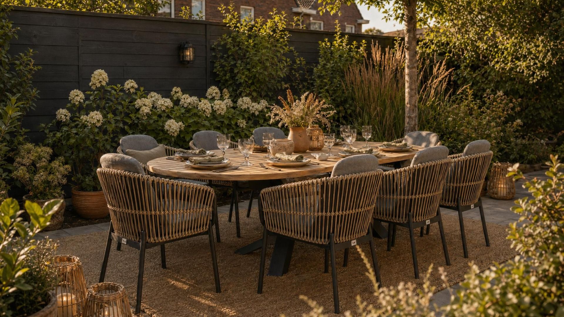 Coco Nathan/Diogo 280 cm dining tuinset 9-delig