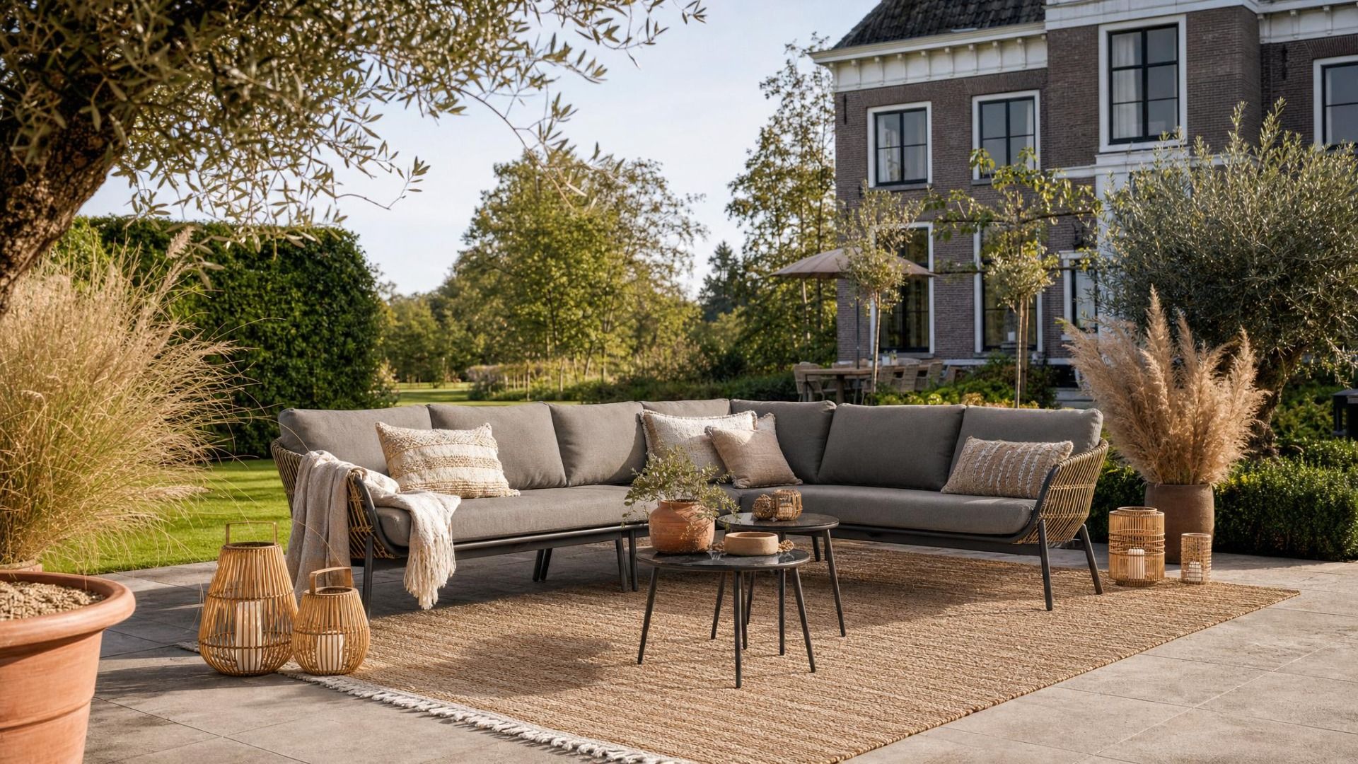 Coco Nathan/Enchante 60/40 cm hoek loungeset 6-delig