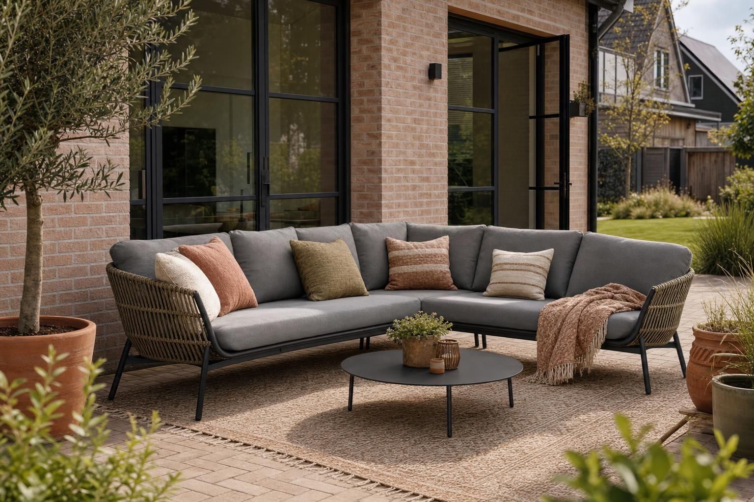 Coco Nathan/Pacific 100 cm hoek loungeset 4-delig