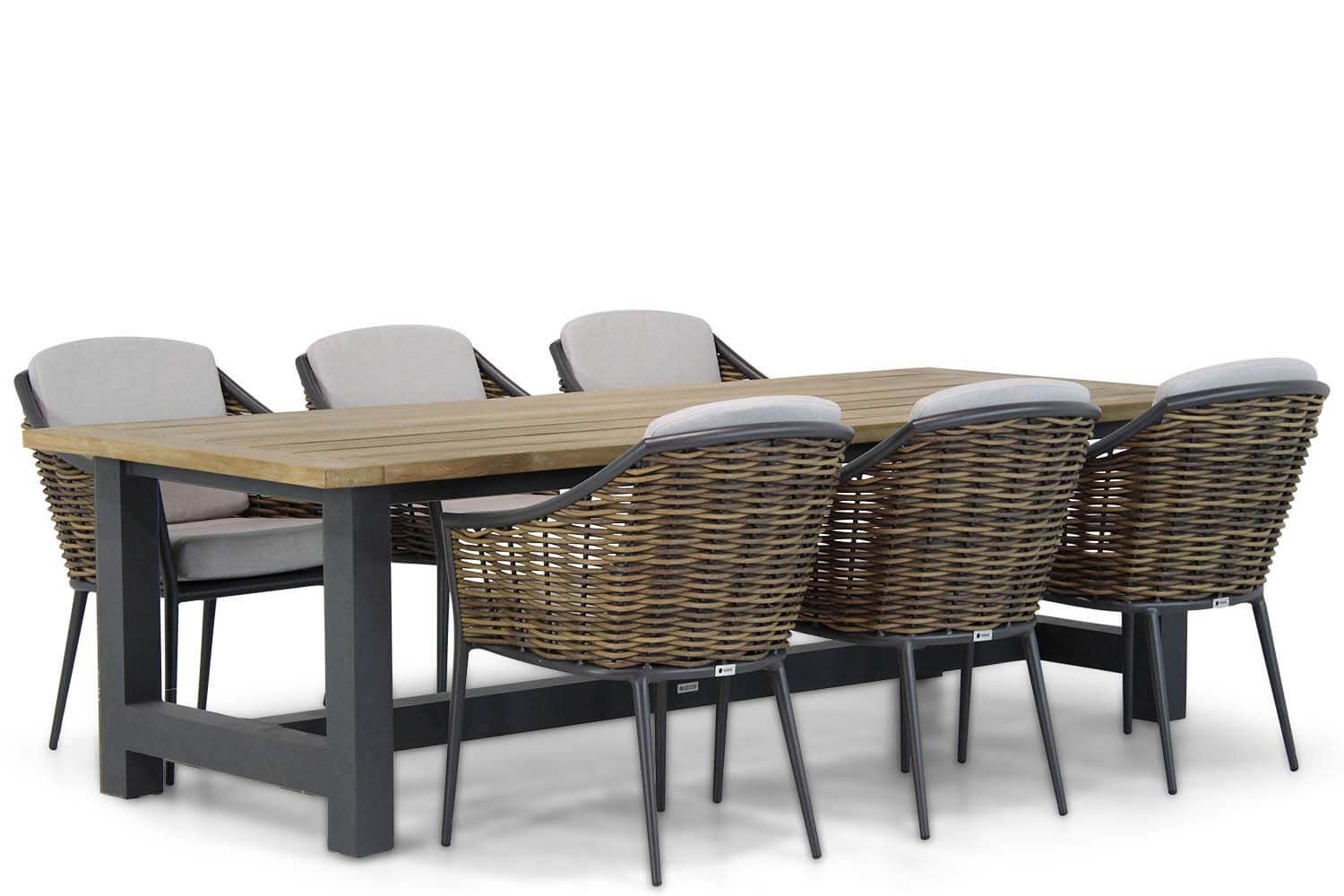 Coco Olivine/San Francisco 260 cm dining tuinset 7-delig thumbnail