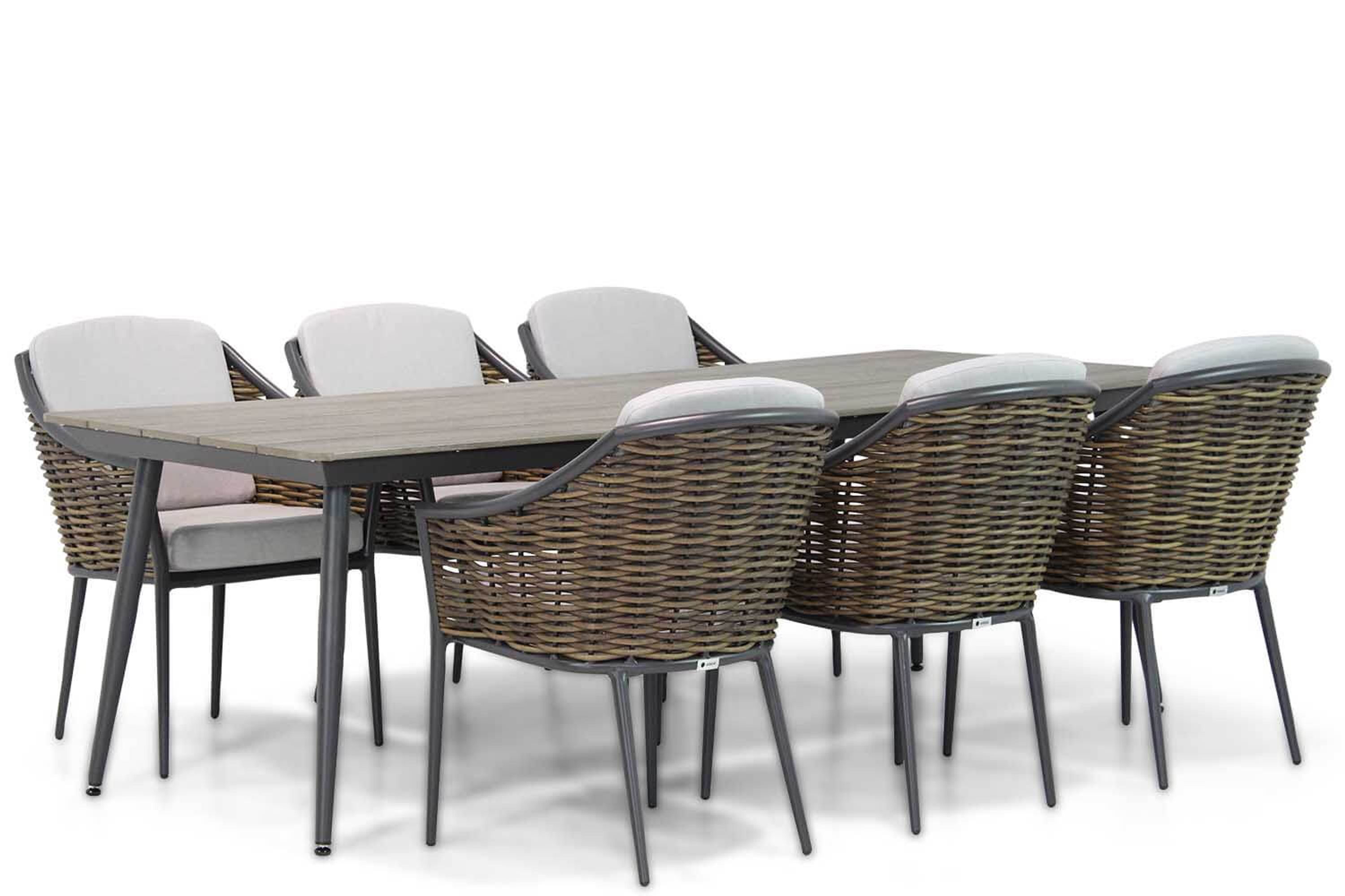 Coco Olivine/Matale 240 cm dining tuinset 7-delig