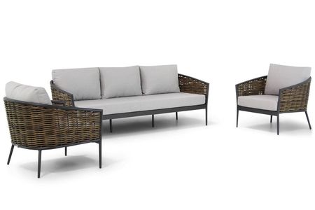 Coco Palm stoel-bank loungeset 3-delig