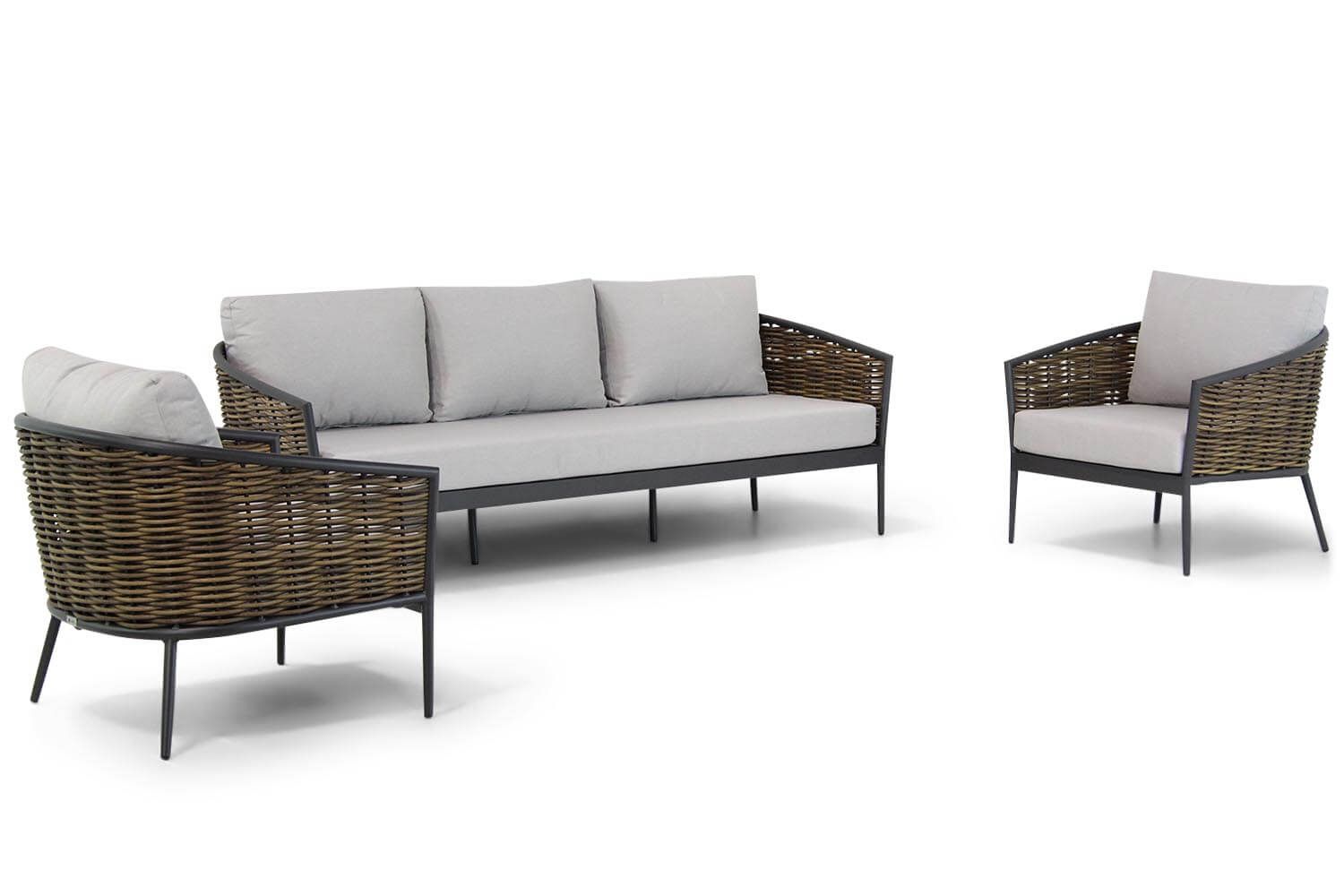 Coco Palm stoel-bank loungeset 3-delig thumbnail