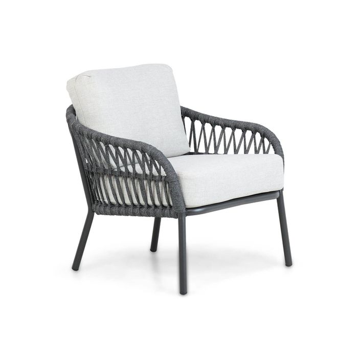 Coco Puerto/Salerno 160 cm dining tuinset laag 7-delig