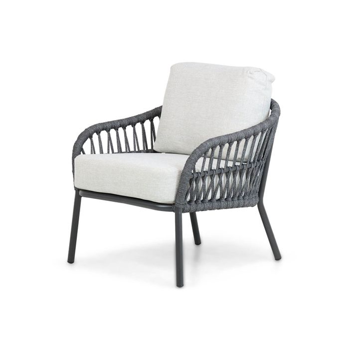 Coco Puerto/Salerno 160 cm dining tuinset laag 7-delig