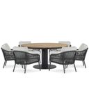Coco Puerto/Salerno 160 cm dining tuinset laag 7-delig thumbnail