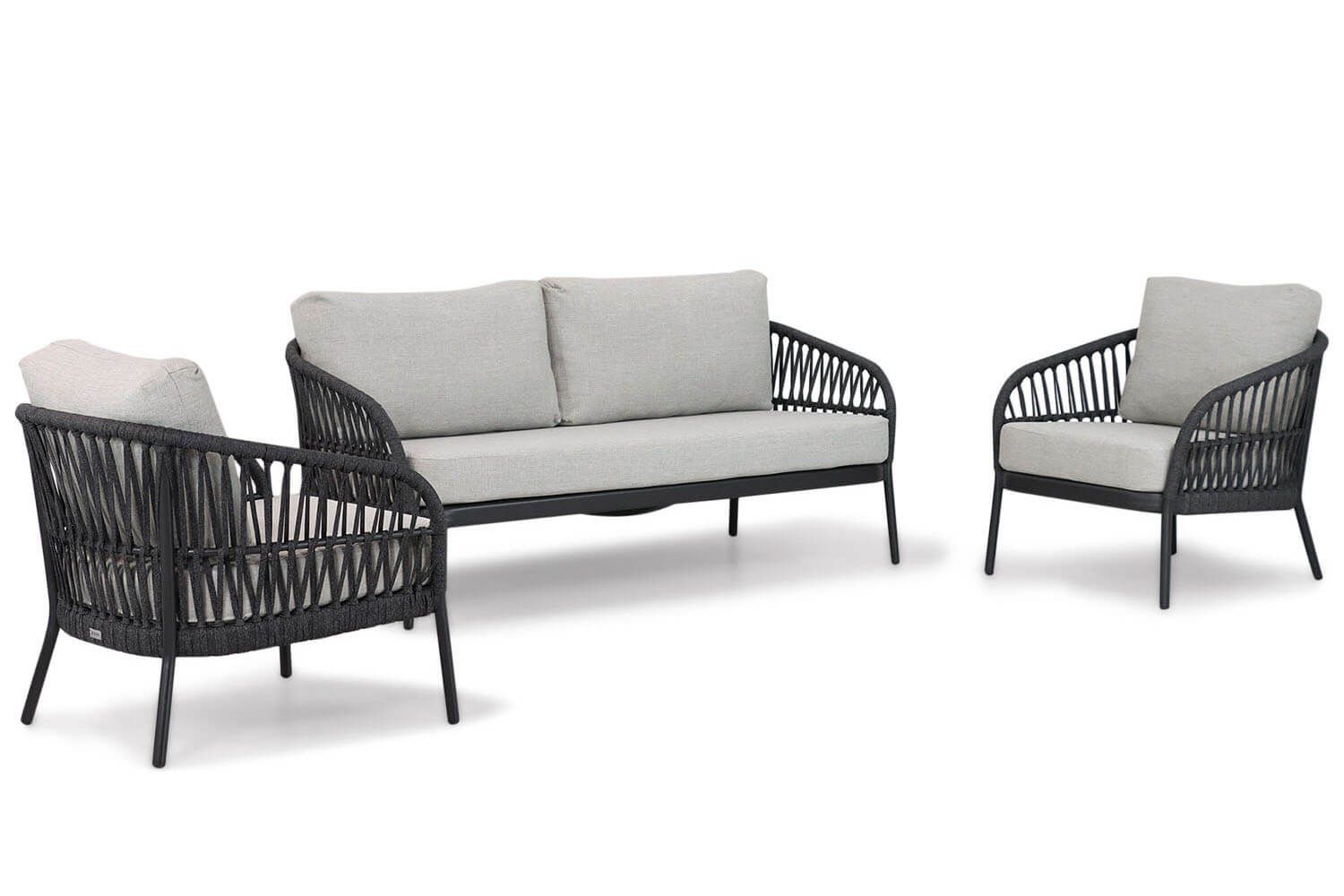 Coco Puerto stoel-bank loungeset 3-delig thumbnail