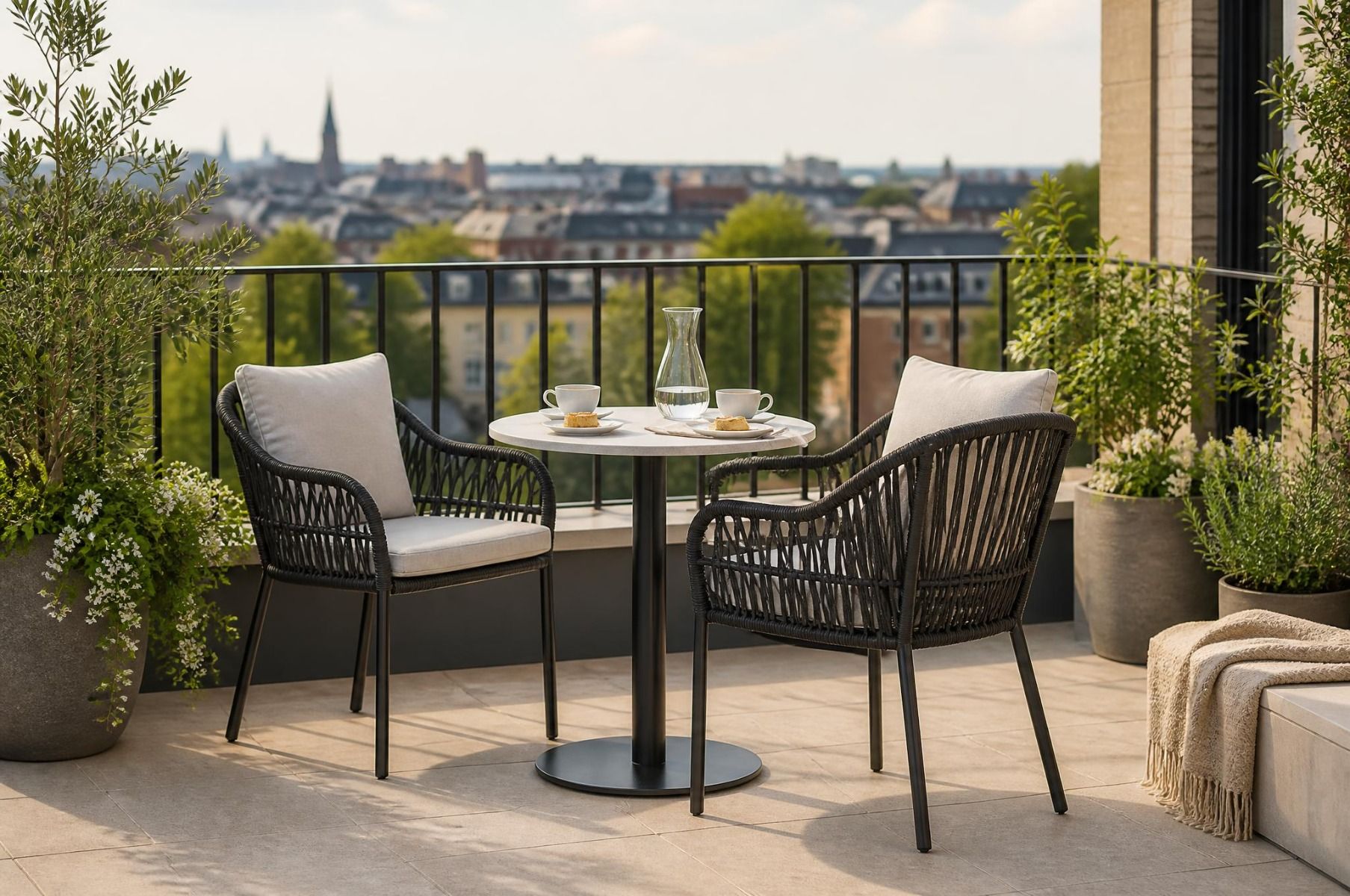 Coco Puerto/Como 70 cm dining tuinset 3-delig