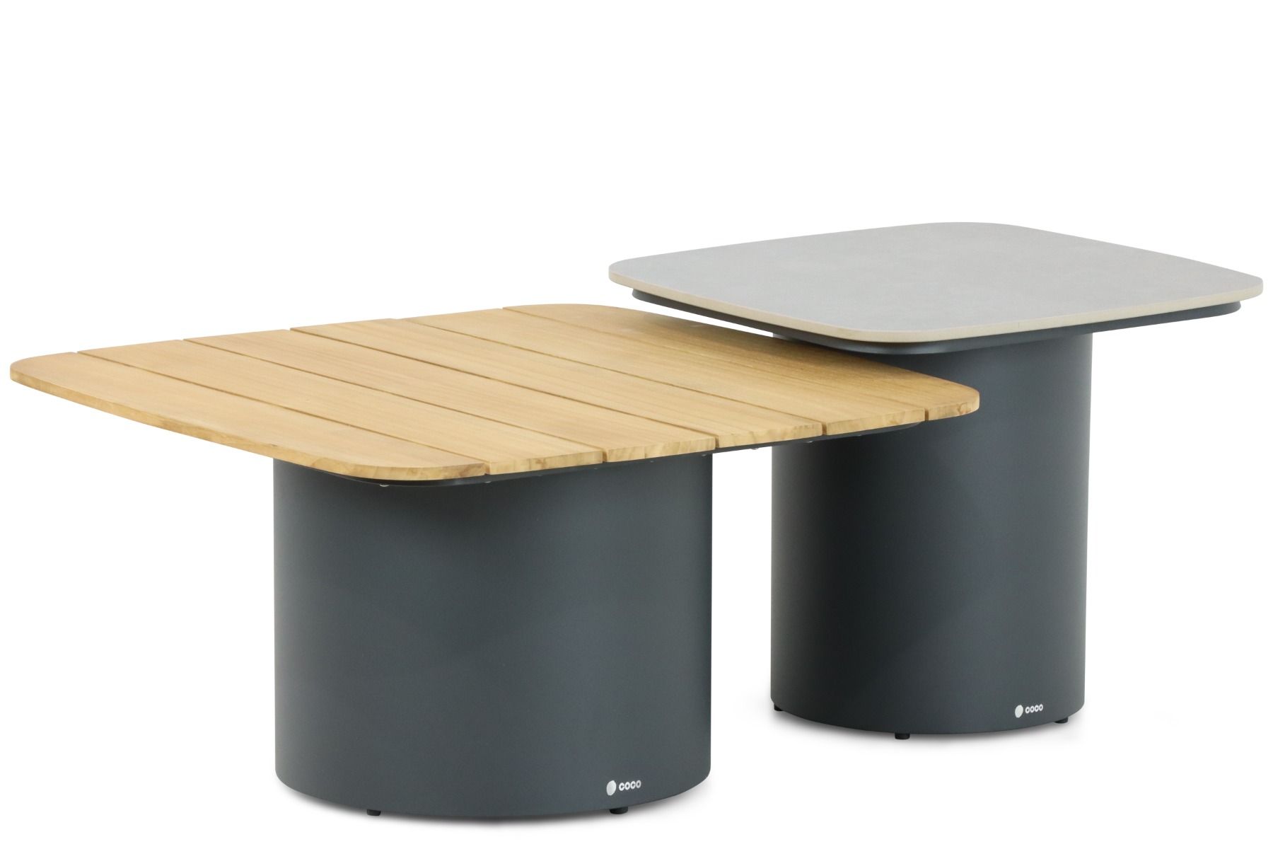 Coco Ronda lounge tafelset 50 cm + 70 cm