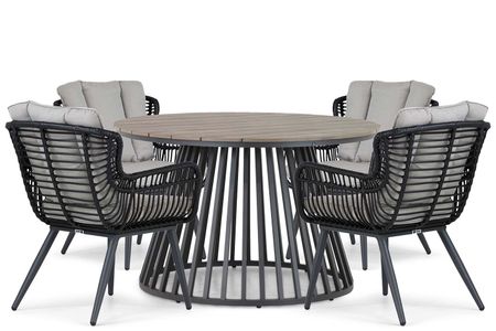 Coco Azzano/Sorrento 125 cm dining tuinset 5-delig
