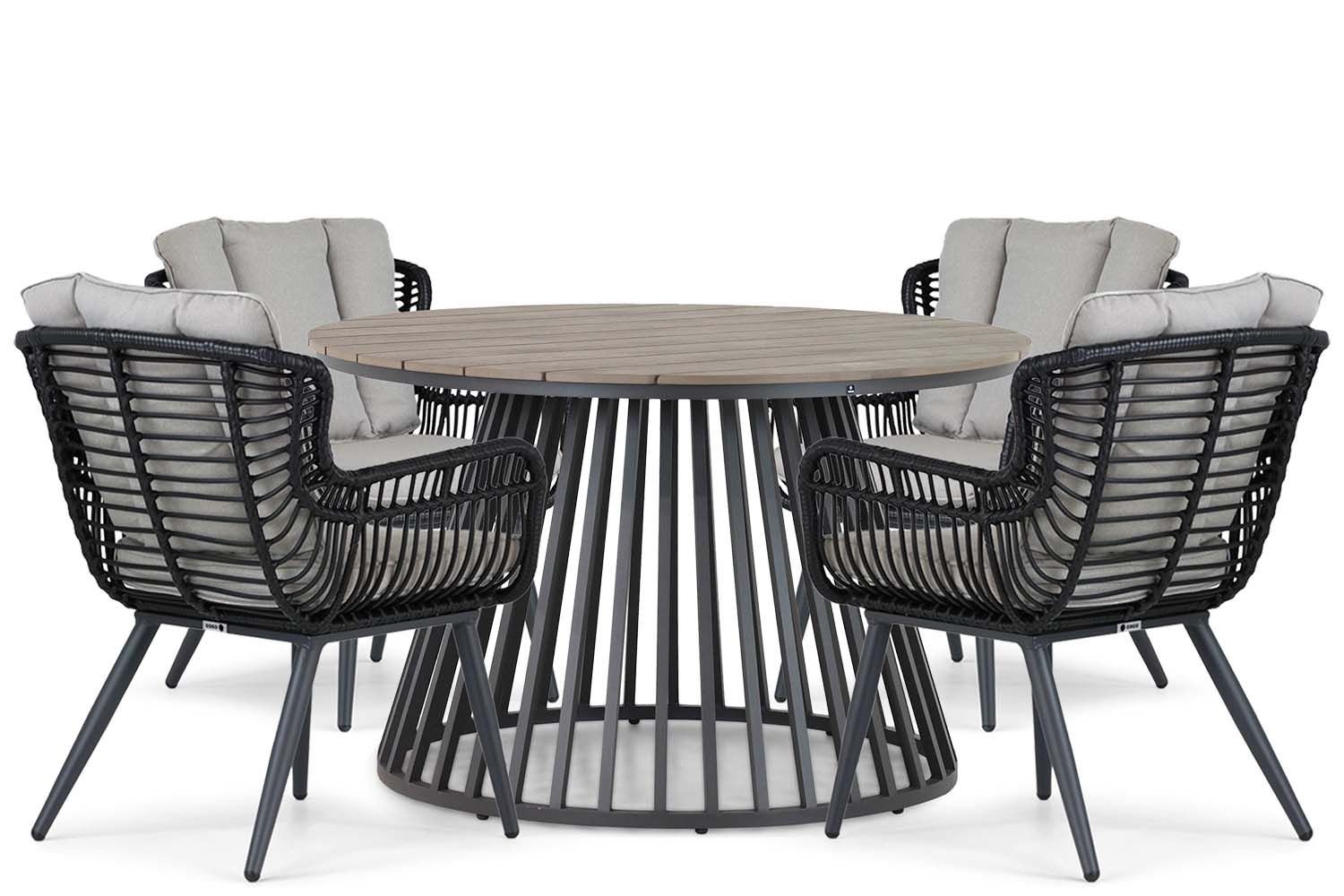 Coco Azzano/Sorrento 125 cm dining tuinset 5-delig thumbnail