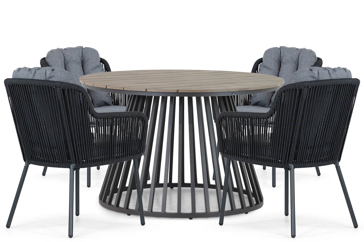 Santika Tendenza/Sorrento 125 cm dining tuinset 5-delig thumbnail