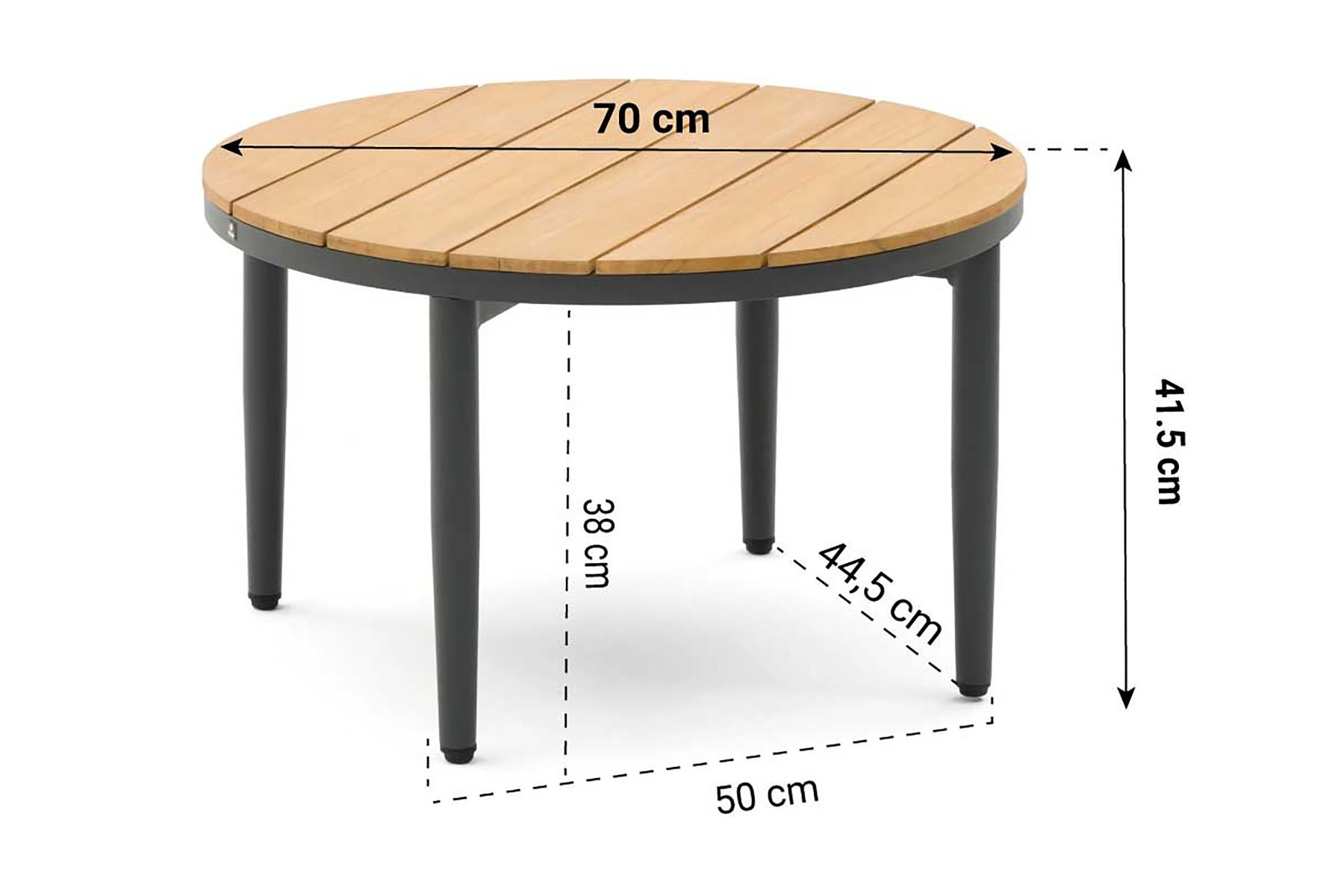 Coco Toscane loungetafel ø 70 cm