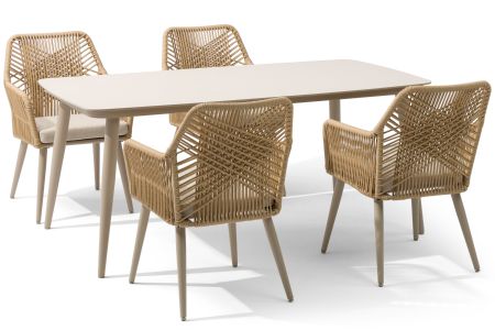 Coco Vedra/Vienna 180 cm dining tuinset 5-delig