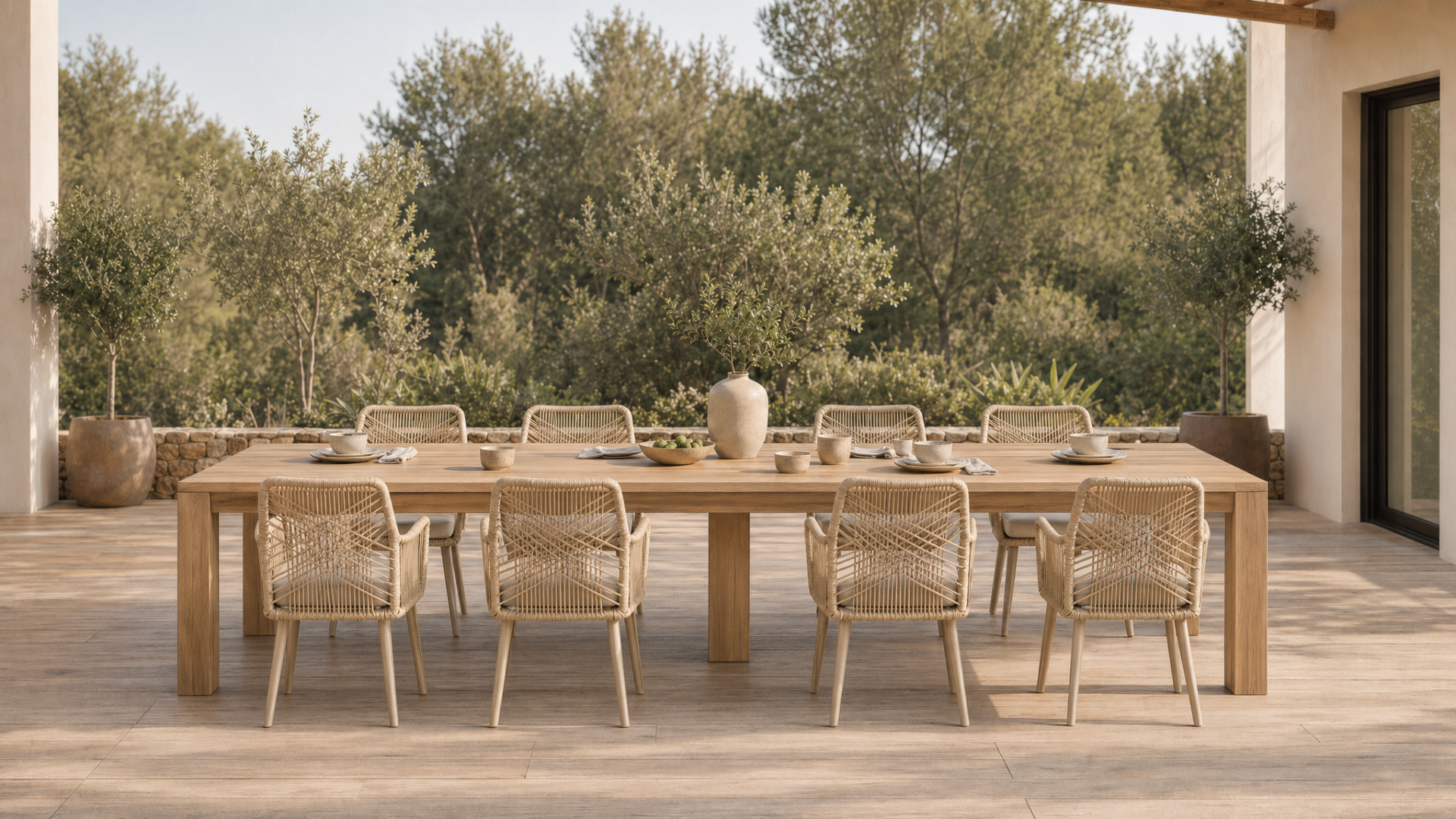 Coco Vedra/Brighton 300 cm dining tuinset 9-delig