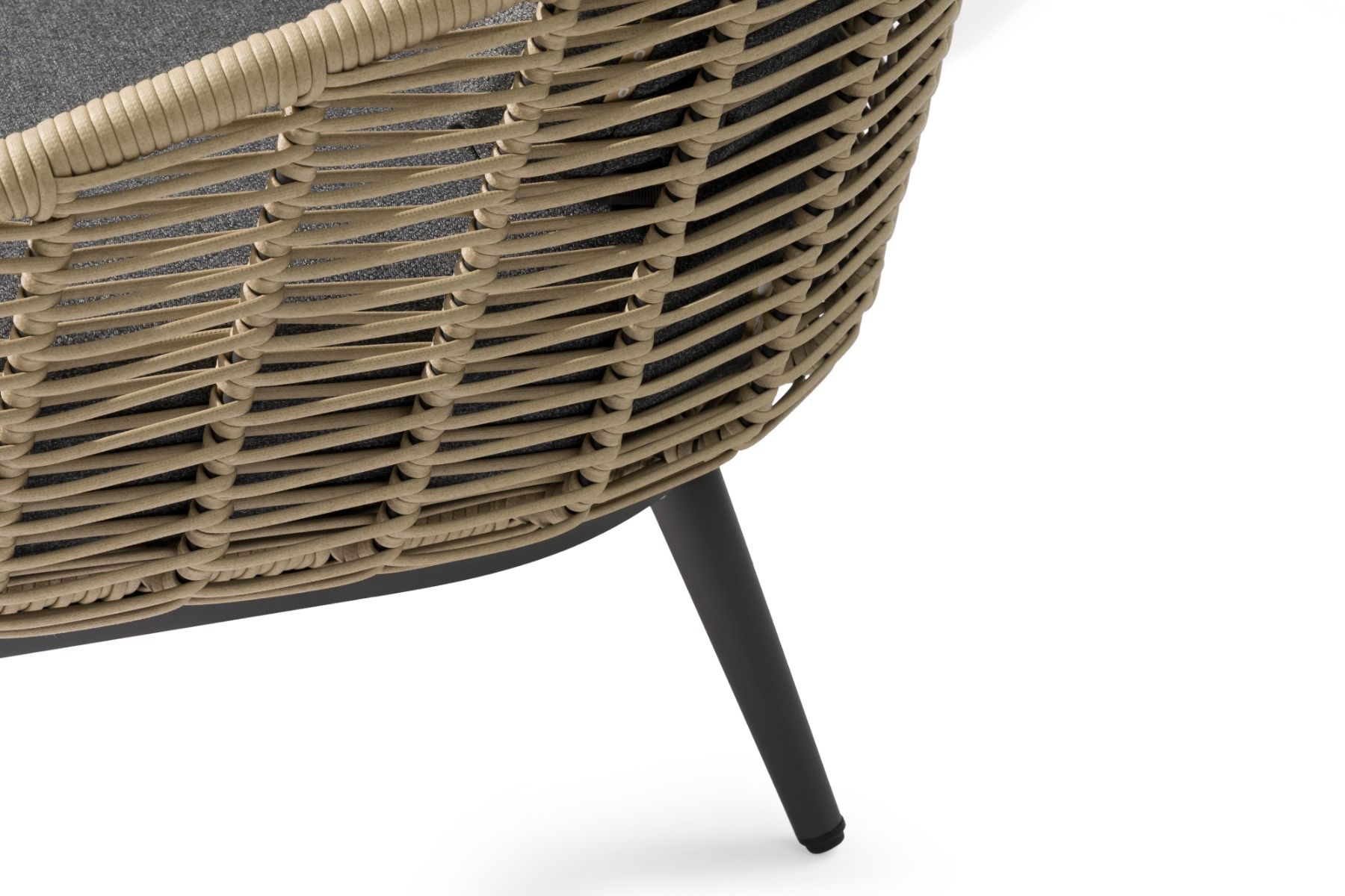 Coco Vinci/Ronda stone stoel-bank loungeset 5-delig